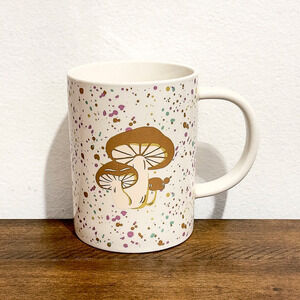 NWT: Room Essentials - Speckled Mushrooms, Ceramic, Coffee Mug (16 fl. oz)